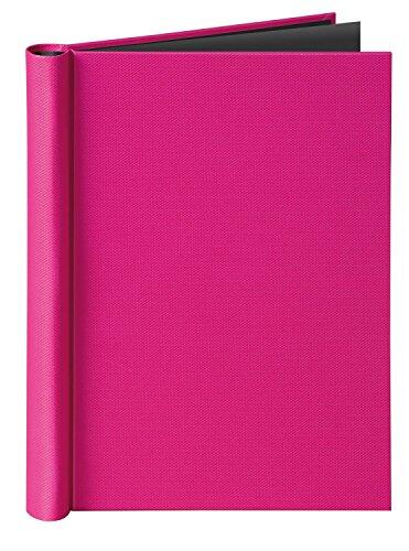 VELOFLEX 4944371 - Carpeta con clips DIN A4 Velocolor, con estructura de lino, capacidad máx. 150 hojas, rosa, 1 unidad