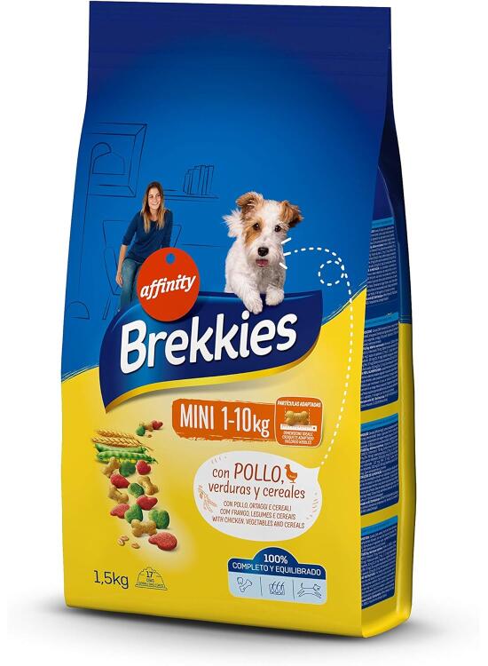 Brekkies Pienso para Perros Mini con Pollo - 1500 gr