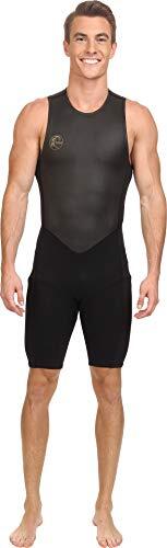 O'Neill O'Riginal - Traje de Neopreno Corto con Cremallera Trasera de 2 mm para Hombre, Color Negro, Ligero, pegajoso y cálido, Neopreno UltraFlex DS, Talla S