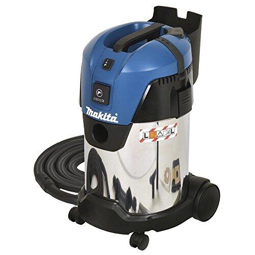 Makita VC3011L - Aspirador 30L 1.000W, Color: Azul y Plateado
