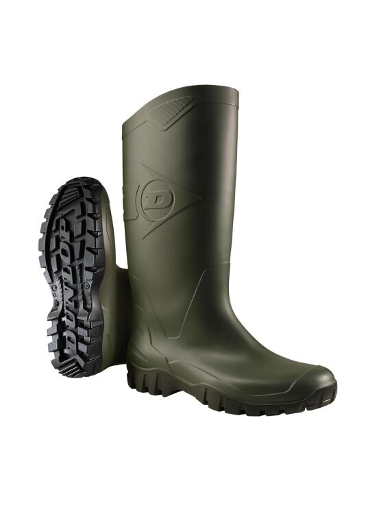 DUNLOP Protective Footwear, K680011, Snugboot WorkPro, Gris Oscuro/Verde Oliva, Talla 44 EU