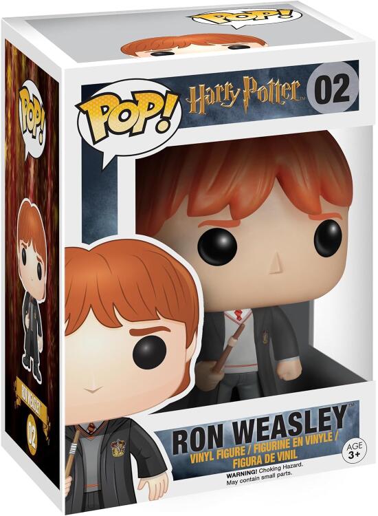 POP Funko Movies: Harry Potter - Ron Weasley - Figura de Vinilo Coleccionable - Idea de Regalo- Mercancia Oficial - Juguetes para Niños y Adultos - Movies Fans - Muñeco para Coleccionistas