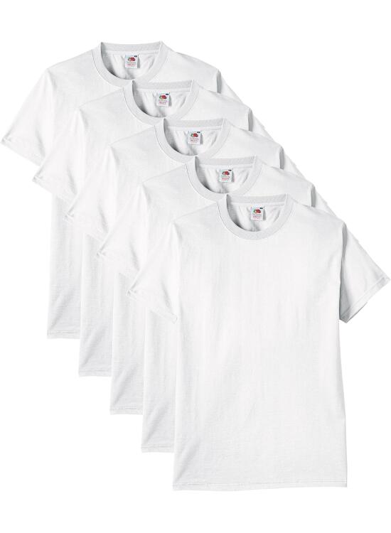 Fruit of the Loom Camiseta (Pack de 5) para Hombre