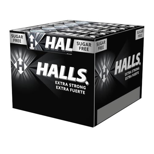 Descubre el poder del frescor intenso con Halls Extra Fuerte Sin Azúcar