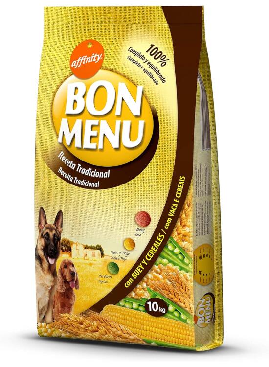 affinity Bon Menu - Receta Tradicional - Comida para Perros - 10 Kg