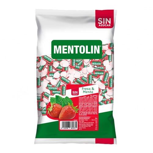 Disfruta del frescor duradero con los caramelos Mentolín Fresa y Menta de 1 kg