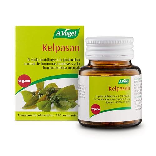 A.Vogel Kelpasan | Apoyo a la Función Tiroidea | Fuente de Yodo Natural de Alga Kelp | 120 comprimidos
