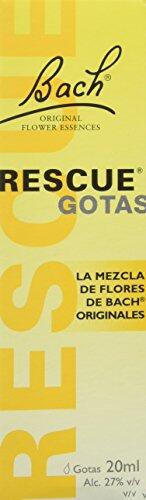 Bach - Rescue Gotas, con ingredientes de origen Natural a Base de Flores de Bach - 20 ml
