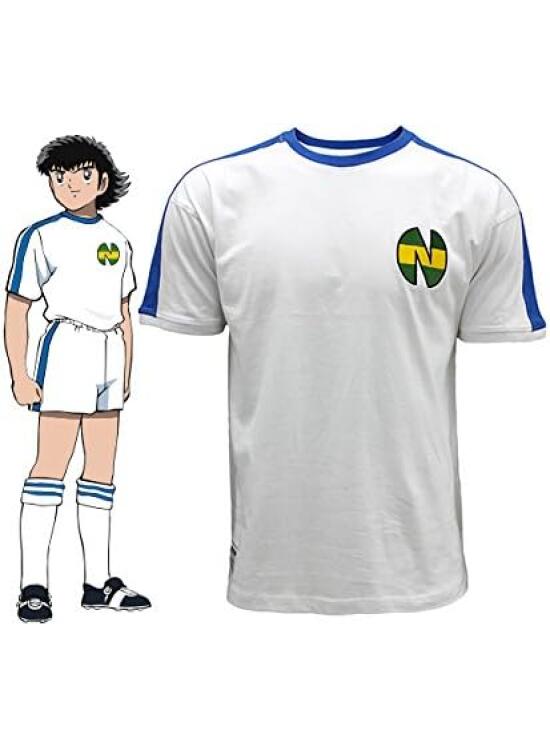 para Hombre, Manga corta, Camiseta Newteam, Blanco/Azul -Oliver Atom