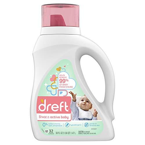 Cuidado y Limpieza Especializada para la Ropa Infantil: Análisis del Detergente Líquido Dreft Active Baby