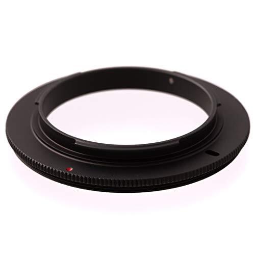 49mm Anillo de inversión de Macro, Adaptador para Macro fotografia. Compatible con Sony Alpha E-Mount Kameras: a6400 a9 a7R a7 a7S a6500 a6300 a6000 a5100 a5000 a3000