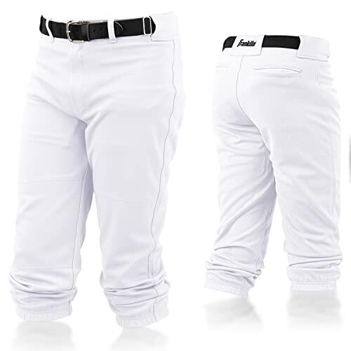 Franklin Sports - Pantalones de béisbol para jóvenes, Talla Grande, Color Blanco