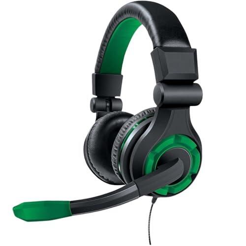 dreamGEAR: GRX-340 Advanced, Con cable Auriculares Estéreo Jugadores para XBOX One Incluye Inline Dual Volumen Control Para Chat y juego sonidos. También apto para PS4, y otro sistemas