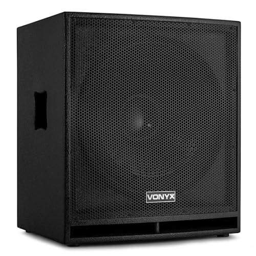 Potencia y precisión en bajas frecuencias: Análisis del subwoofer Vonyx SWP18 Pro