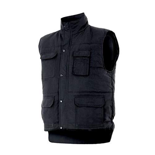 VELILLA 108; Chaleco acolchado multibolsillos; Color Negro; Talla XL