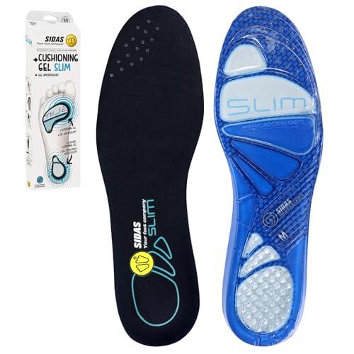 Sidas Cushioning Gel Slim, Plantillas Deportivas Hombre, Azul (Blue), 39 41 EU