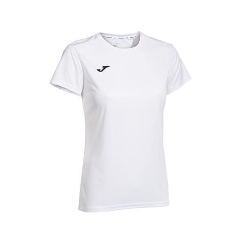 Joma Combi W M/C, Camiseta Mujer, Blanco, M