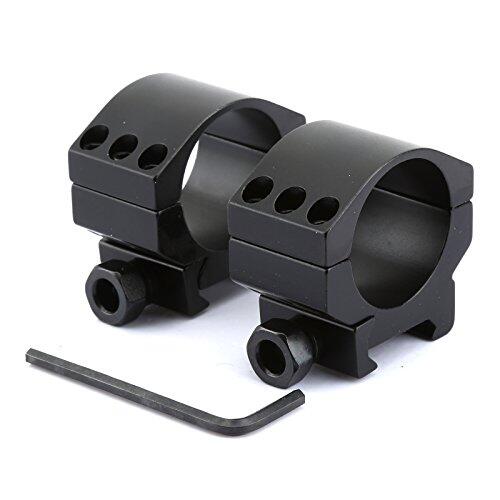 2x30mm de Perfil bajo para Trabajo Pesado Alcance del Rifle de los Anillos de Montaje con 6 Tornillos para el Carril de Picatinny del tejedor