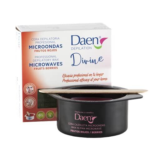 DAEN cera depilatoria microondas frutos rojos tarro 100 ml