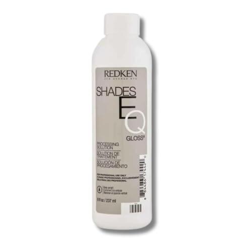 REDKEN SHADES EQ GLOSS PROCESSING SOLUTION, 8 OZ 237 ML - Sin Amoniaco, Resorcinol, Parafenilendiamina - Solución para Tonificación del Cabello - Transparente - Para Todos los Tipos de Cabello