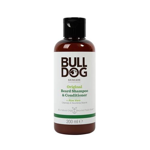 Bulldog - Champú y acondicionador para barba 2 en 1, 200 ml