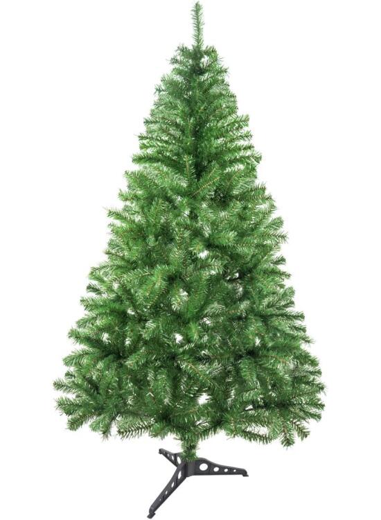 SOLAGUA Árbol de Navidad Artificial C/Efecto Brillo, Arboles con Hojas de Espumillón 120cm a 210cm de Primera Calidad, Súper Natural con el Soporte Incluído.(Verde Brillo, 120cm 184Tips)