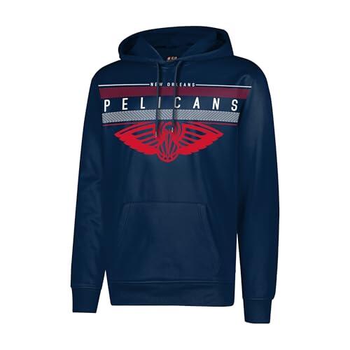 UNK NBA Ultra Game Midtown Sudadera con Capucha para Hombre de la NBA de Forro Polar, Hombre, Sudadera de Forro Polar de la NBA para Hombre, GHM1461F-NP-XL, Azul Marino, XL