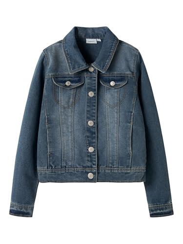 NAME IT Nkfstar Dnm Jacket 2210-sr Noos, Chaqueta, Niños, Medium Blue Denim, 158