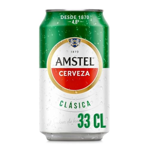 Cerveza clásica Amstel lata 33 cl