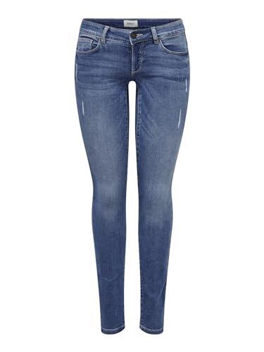 Only Onlcoral Sl Sk Skinny Fit Jeans, Vaqueros Mujer, Azul (Medium Blue Denim), 30W/30L