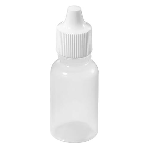 24 Unids 50 ml Empty Plastic Eye Drops Bottle/Dropper Bottle/Dropping Bottles with Sealing Ring Botellas cosméticas Holder Container