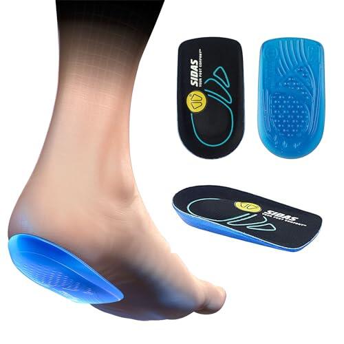 Sidas Heel Pad - Taloneras de gel, 2 unidades, CSEESSMSTAHELPAD, Azul, S/M (36-41)