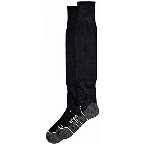 erima 3180701 Calcetines de Fútbol, Unisex niños, Negro, XS