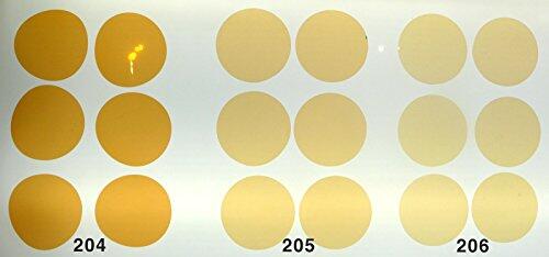 Juego de filtros para LED GU10 (3 colores CTO, 6 unidades, corte circular de 5 cm)