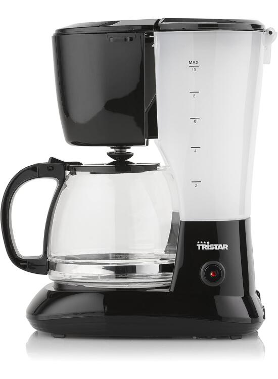 Tristar CM-1245 Cafetera, Volumen: 1,25 litros, Elemento antigoteo