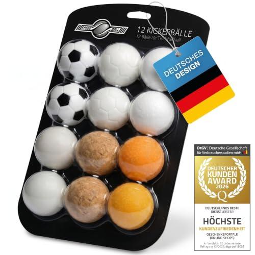 Goods+Gadgets® 12x Bolas de Futbolín Speedball - Corcho, PU, PE, ABS