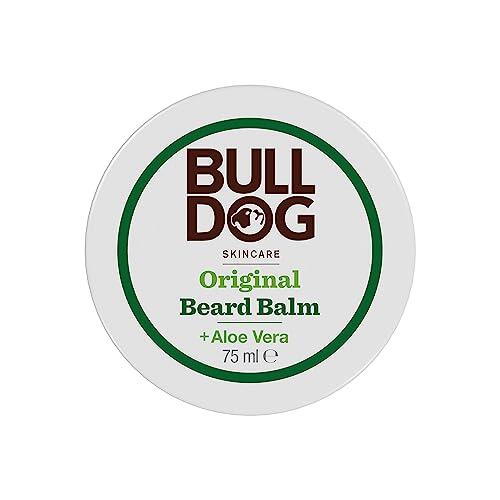 BULLDOG Skincare - Bálsamo para barba de ingredientes naturales: Aloe Vera, Aceite de Camelia y Té Verde