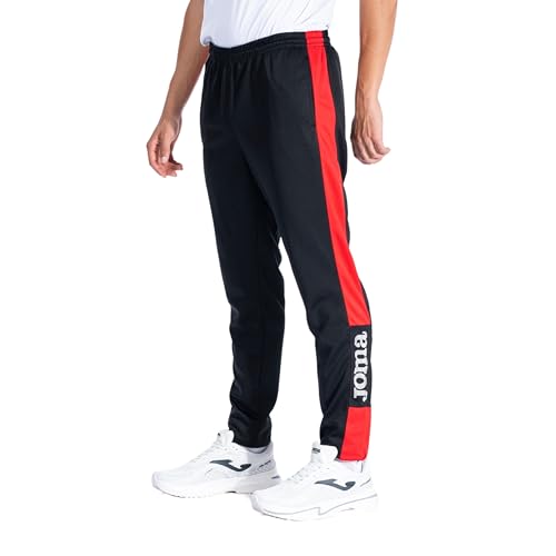 Joma - Pantalón Largo Deportivo Hombre, 5XS - 3XL - Bolsillos, Cintura Elástica con Cordón y Bajo con Cremallera - Championship IV