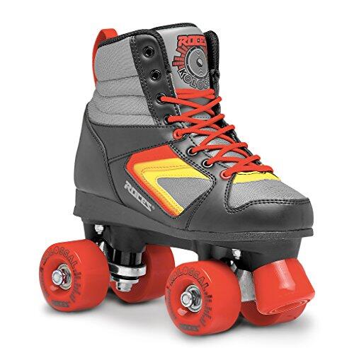 Roces Adultos épico Roller Skates/rollschuhe Street, Negro de Gris de Amarillo, 41