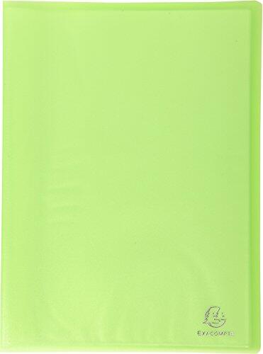 Exacompta 85463E - Carpeta de 40 fundas, A4, color verde