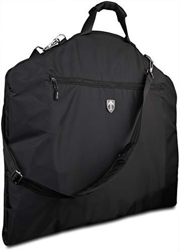 TRAVANDO Portatrajes Hombre Viaje, Estuche para Trajes con Compartimento para Ordenador