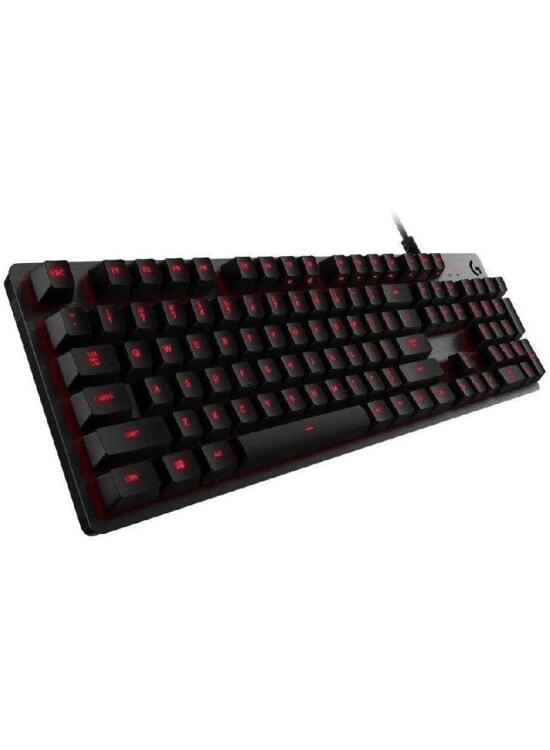 Logitech G413 Teclado Gaming Mecánico, Teclas retroiluminadas, Teclas Romer-G Táctil, Aleación de Aluminio, Teclas personalizables, Paso de USB, Disposición QWERTY ES, Color Gris (Carbón)