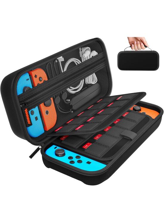 Protección Integral y Organización para Consolas Portátiles