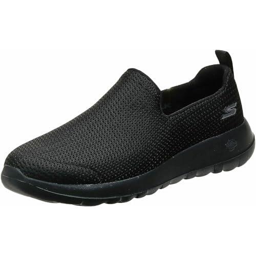 Skechers Performance GO WALK MAX, Zapatillas sin cordones para Hombre, Black Textile/Trim, 43.5 EU