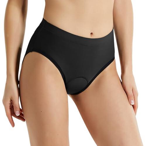 baleaf Pantalones de Ciclismo para Mujer 3D Acolchados Cortos Transpirables Secado rápido A-Negro S