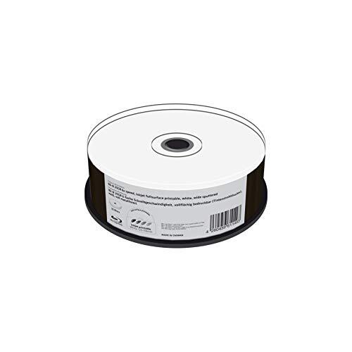 MediaRange MR512 disco blu-ray lectura/escritura (BD) BD-R 25 GB 25 pieza(s) - BD-RE vírgenes (BD-R, 25 GB, Blanco, 6x, Caja para pastel, 25 pieza(s))