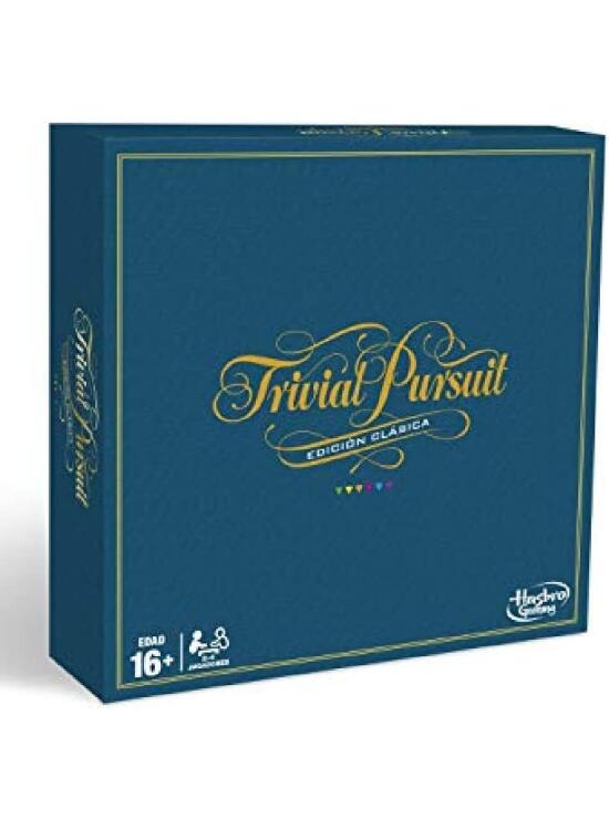 Hasbro Gaming Trivial Pursuit (en Español), Juego de Preguntas para Adolescentes Mayores de 16 Años, Juego de Mesa Multijugador para Fiestas