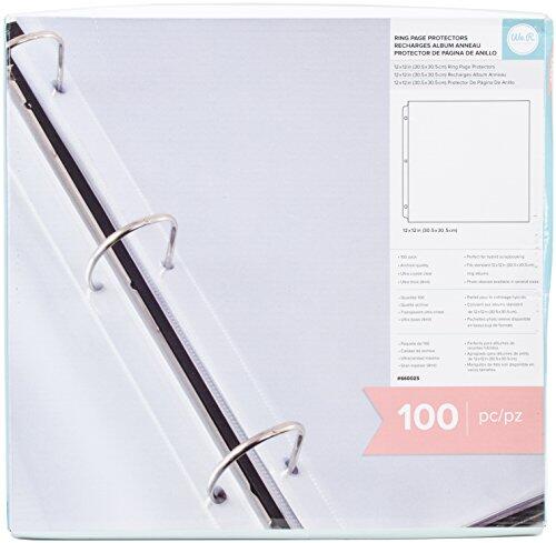 We R Memory Keepers 0633356600251 Paquete de Protectores de 100 páginas, Material sintético, 32.5 x 34.5 x 3.5 cm