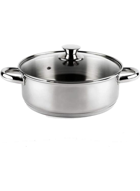 Análisis Detallado: La Cacerola de Acero Inoxidable de 22 cm