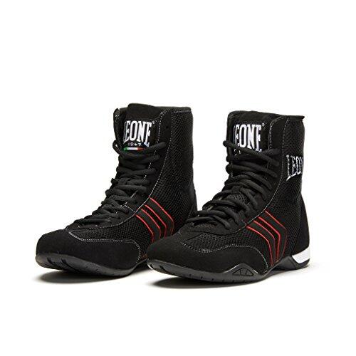 LEONE 1947, Botas De Boxeo, Unisex Adulto, Negro, 43, CL188